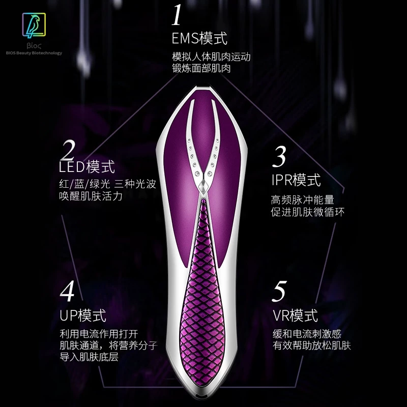 Universal cosmetic pulls up massager for face