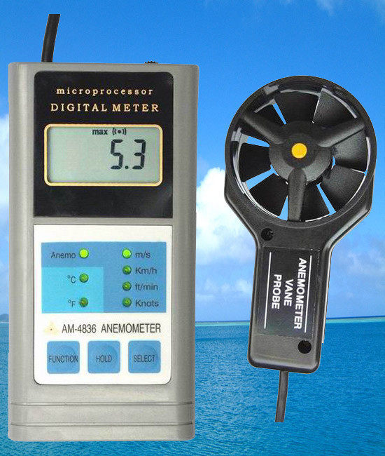 Lantai AM4836V two-piece high-precision anemometer hand-held anemometer air meter