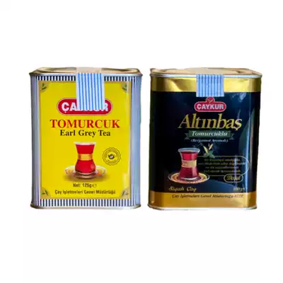 Turkey's original imported canned Earl Black Tea Bud bergamot caykur Dennis who loves coffee