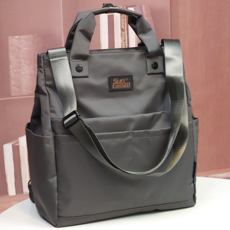 High-Quality Texture! Sun Genuine Multi-Purpose Backpack, Handbag, Shoulder Bag, Crossbody Bag, Waterproof Large-Capacity Laptop Bag