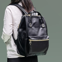 Wall Crack Recommendation ~ Special counter thousand yuan quality super soft leather backpack ~ men and women travel computer bag commuter backpack trendy brand