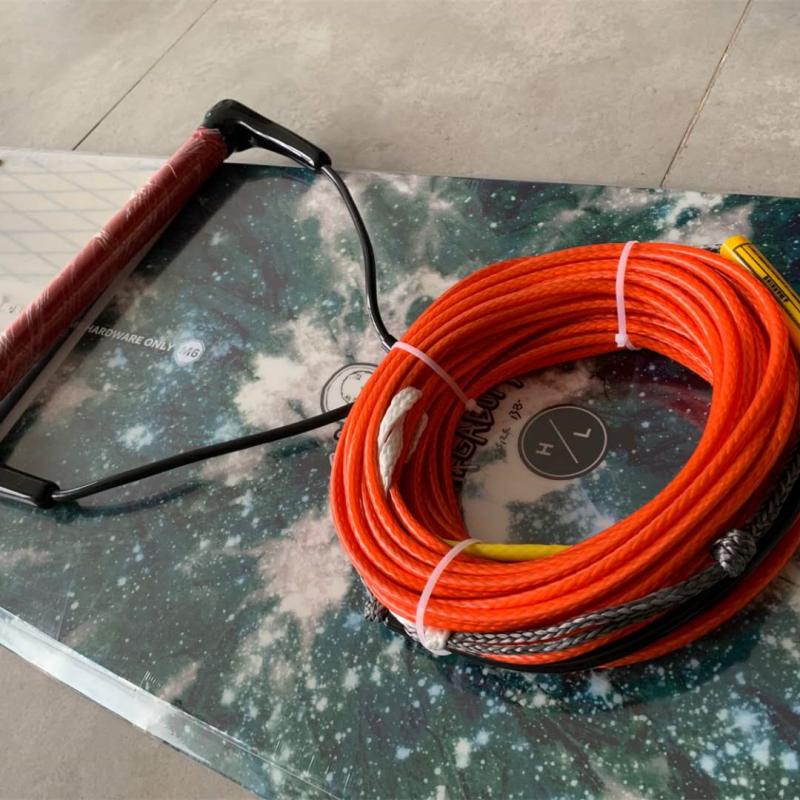 Water ski rope Dinima rope core anti - slip handle Foreign trade export manual motorboat trailer tail board dedicated