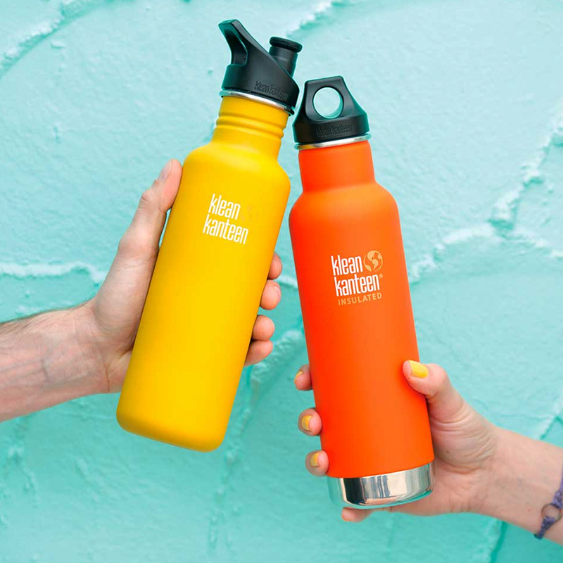 klean kanteen super light mountaineering riding sports no residual odor steel nozzle water bottle 800ML