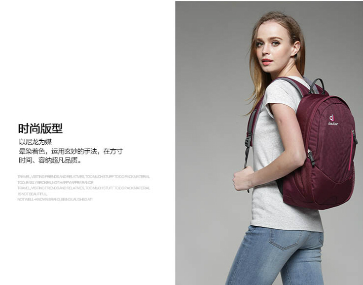 Nhập khẩu Đức Deuter Dott 16L thời trang giản dị nhẹ nam và nữ thể thao đeo vai ngày ba lô đi học - Ba lô