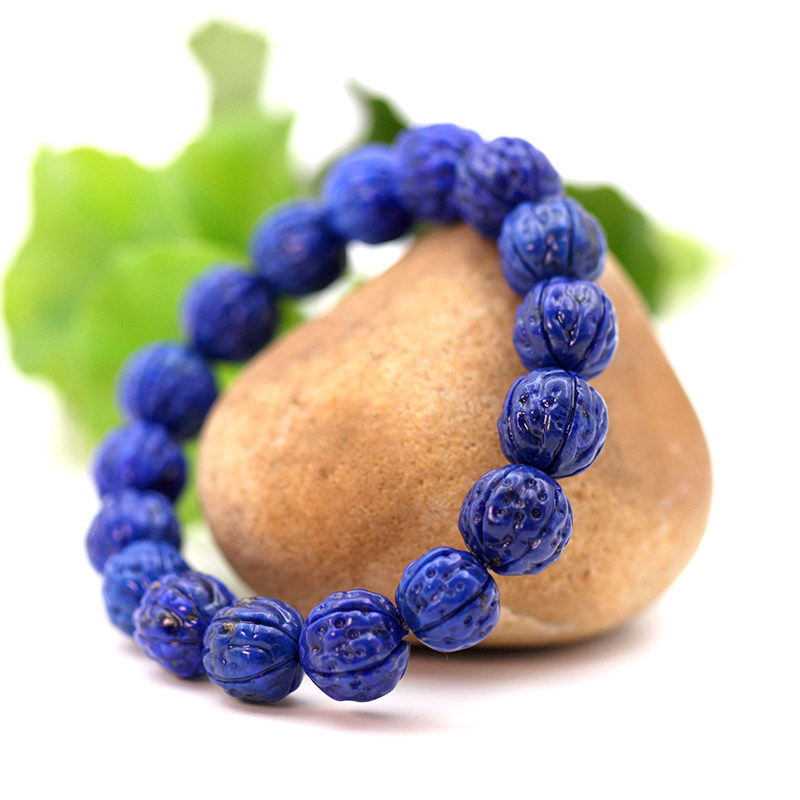 King King Pearl Walnut Handmade Natural Old Mine Gold Stone diy108 Beads Handmade for Beads Handmade