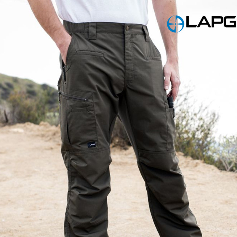 American LAPG military fan work pants men's spring and autumn outdoor hiking pants straight cut wear-resistant commuter action pants with multiple pockets 