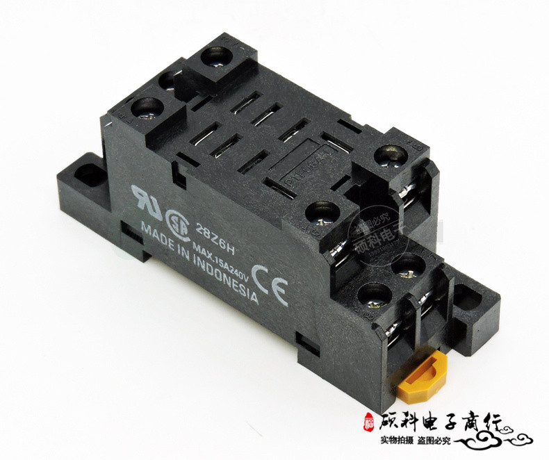 Small intermediate relay base large 8 foot socket PTF08A-E suitable LY2N-J LY2N-J JQX-13F