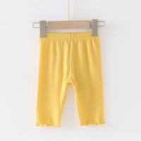 Летающие укороченные штаны-желтые