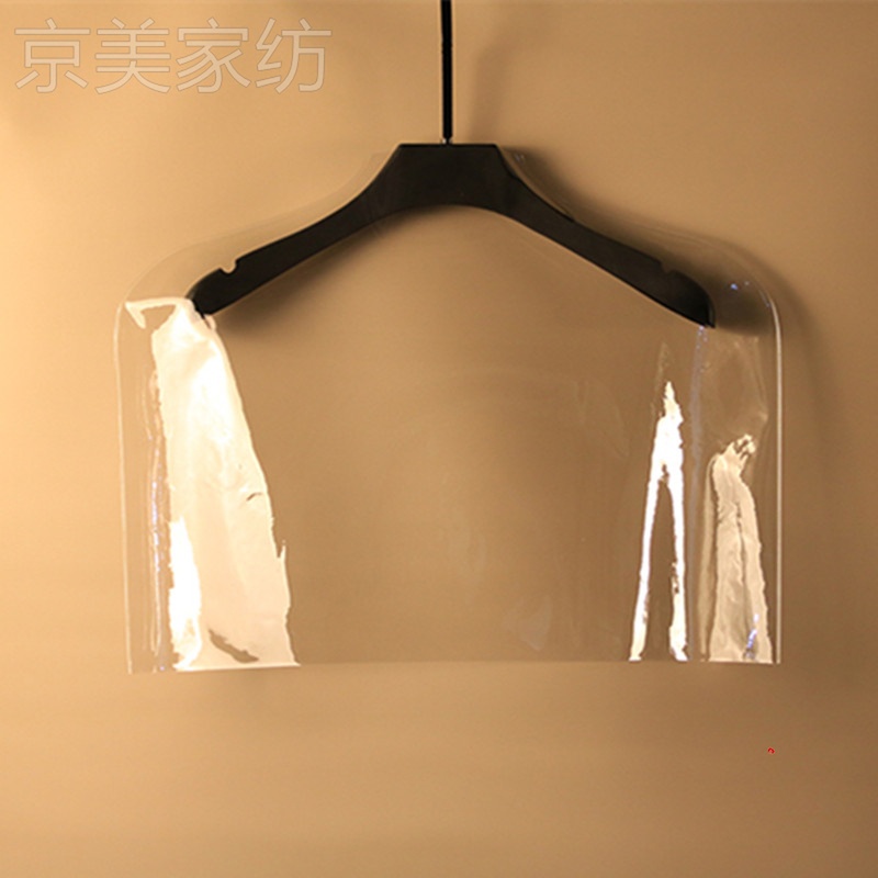 Thick bag clothing store with transparent dust cover plastic home half coat Western clothing clothes protective coat cover