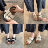 Ограниченное время 79!Все -leather ~ мягкая кожаная кожа толстая дно боким боким Salva 2024 Новая женщина -летняя Wai