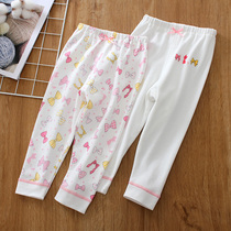 Childrens autumn pants two sets of cotton girls cotton wool pants baby bottoming pants for girls warm pants
