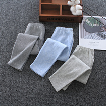 Fluorescent 3 pieces of childrens cotton trousers Japanese home trousers men and women baby Four Seasons bottoming pants pajama pants