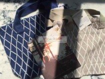 nmchic spot Finnish Lapuan Kankurit ESKIMO washed organic cotton shoulder bag