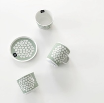 nmchic 2022 new products Japan limited Puketti green sole pink cherry blossom series Japanese plate