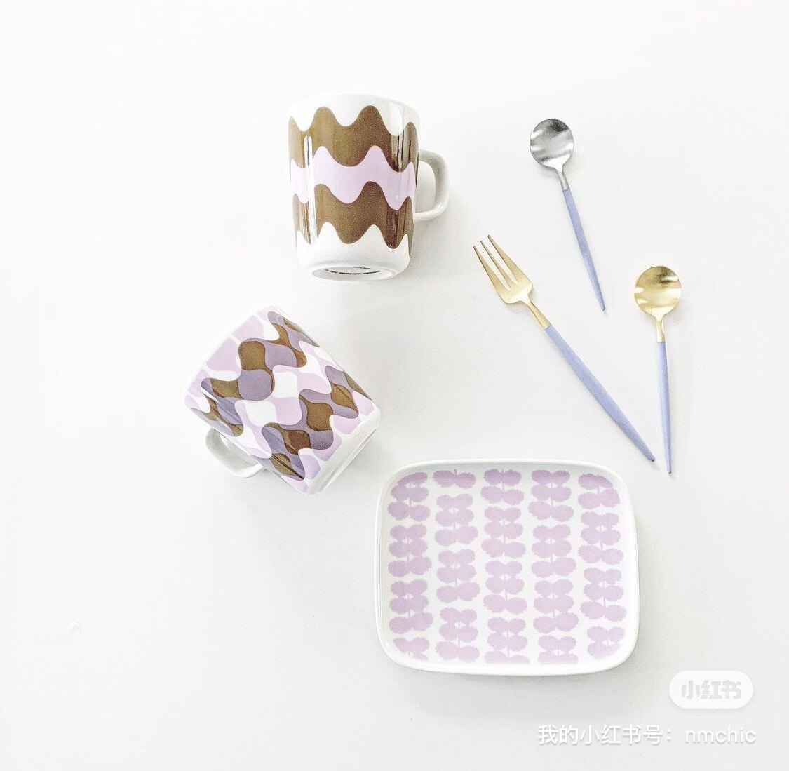 nmchic Japan qualifies Marimekko Roopertti Pine Forest Cup Dish Bowl