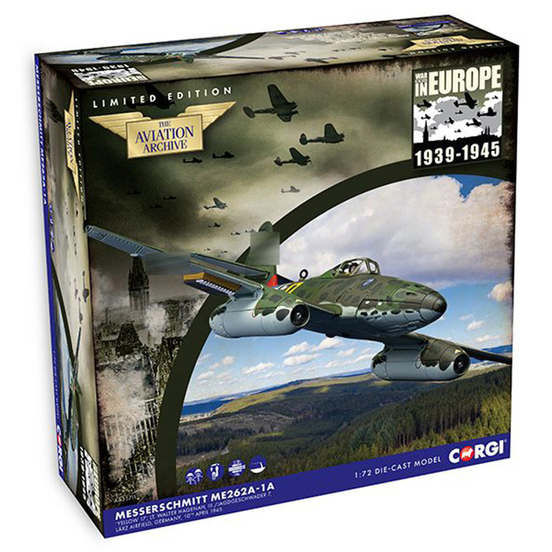 Corgi Dog 1/72 Messerschmitt Me262A Jet Fighter R4M Rocket Alloy Model Corgi Dog 1/72 Messerschmitt Me262A Jet Fighter R4M Rocket Alloy Model