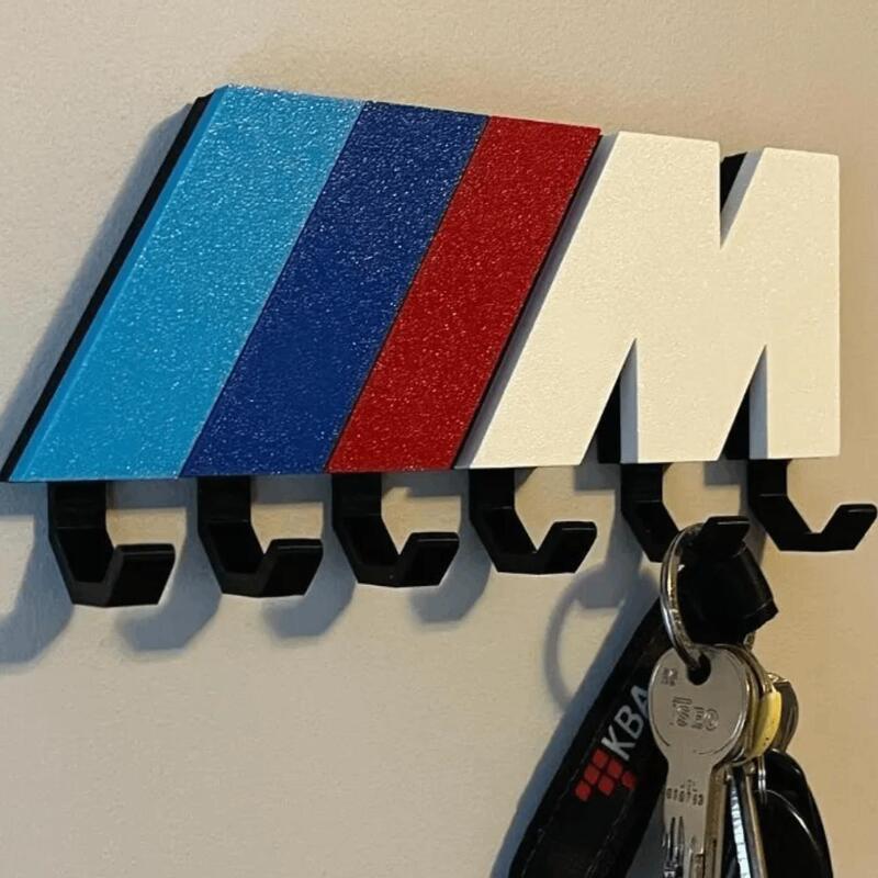 DIY Hook Bmw m Performance Logo Key Wall Hanging Adhesive Hook
