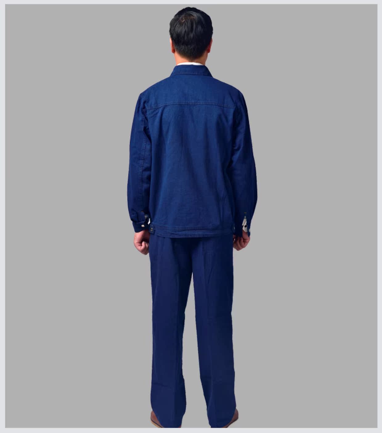Quần áo bảo hiểm lao động denim phù hợp với nam mặc dày bảo hiểm lao động quần áo kỹ thuật điện thợ hàn hàn dụng cụ set đồ nam đẹp