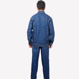 Джинсовый хлопковый износостойкий комбинезон, увеличенная толщина, большой размер, защита от ожогов, делается под заказ