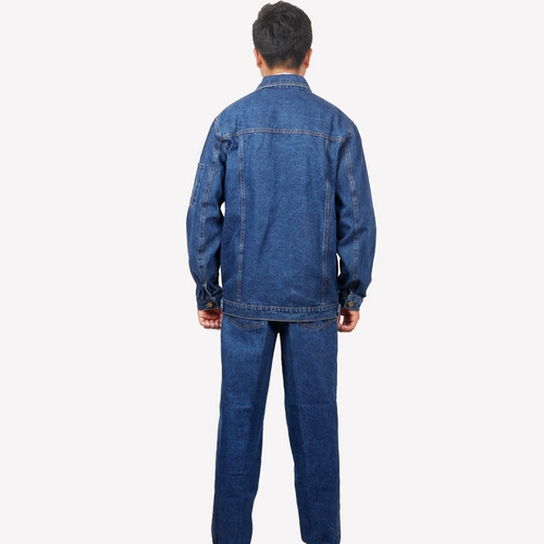 Джинсовый хлопковый износостойкий комбинезон, увеличенная толщина, большой размер, защита от ожогов, делается под заказ