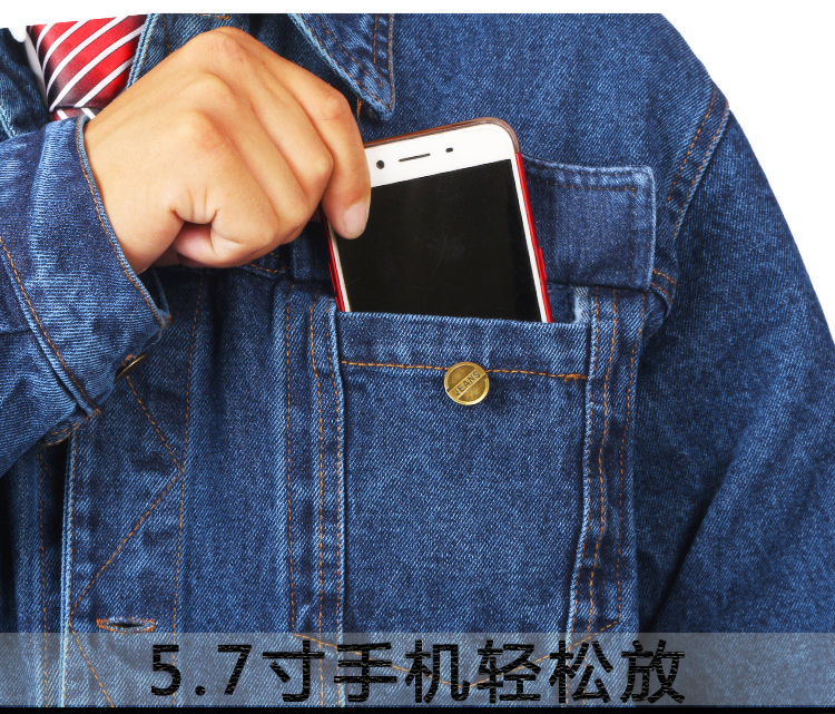 Mùa đông dày denim thợ hàn quần yếm phù hợp với nam mặc quần áo bảo hộ hàn điện tự động sửa chữa dụng cụ chống nóng đồ bộ trung niên
