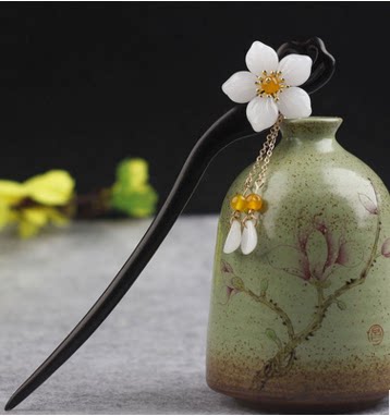 Antique hairpin retro classical hairpin expensive step shaking temperament tassel hairpin Hanfu accessories headdress ancient costume