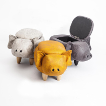 Creative shoe stool piggy shoe stool shoe stool designer cute fun storage bench cartoon stool sofa stool