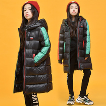 2020 Winter new childrens down jacket long thick Boys Girls baby children Foreign style