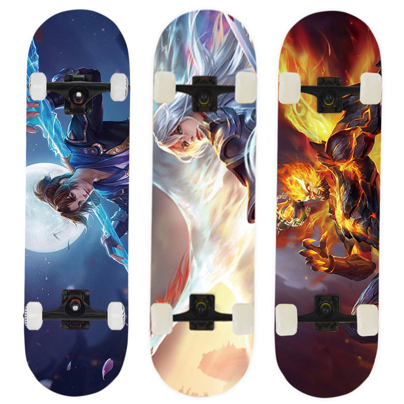 Novice entry scooter adult children professional four-wheel skateboard youth double-warped skateboard beginner skateboard