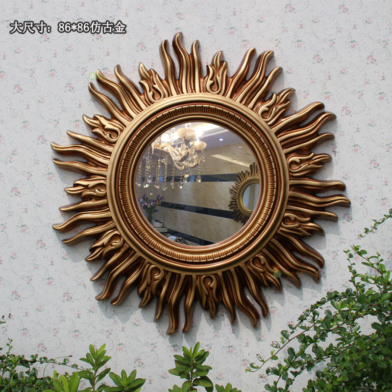 European - style sunglasses mirror masonry mirror Nordic background wall decoration wall with mirror American decorative mirror
