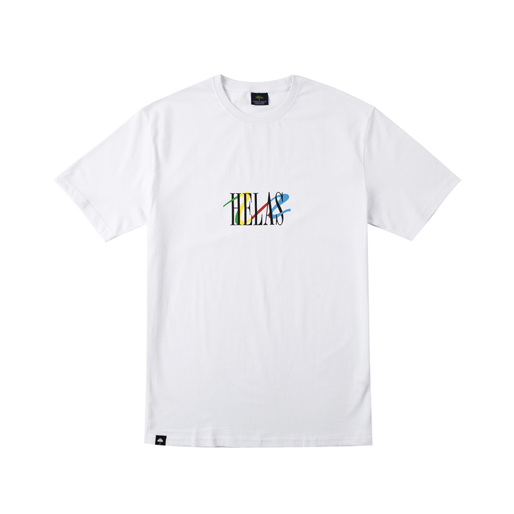 French Hellas street skate short sleeve printed T-shirt 19SPR WAVY TEE Series 1985 skateboard
