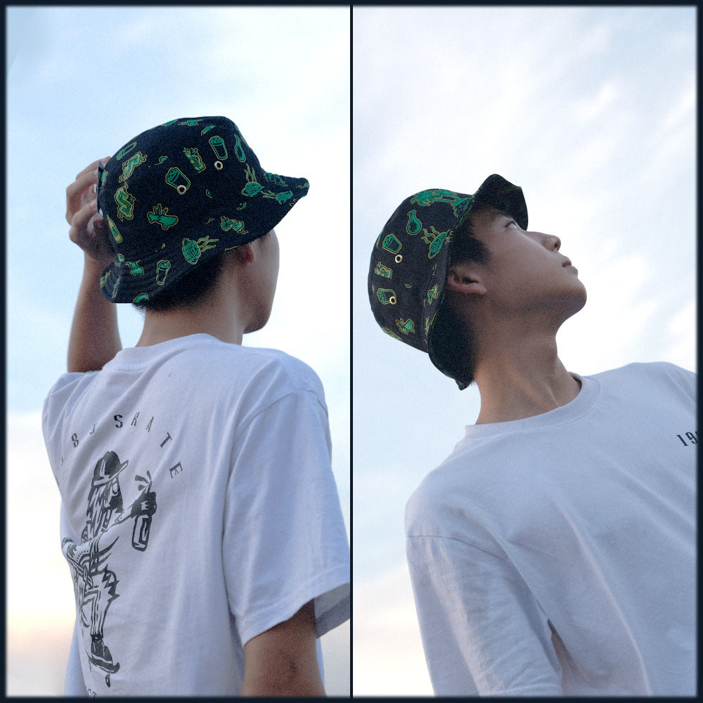 Vans hat skateboard hat fisherman hat shake junt joint black sunshade sports leisure 1985 skateboard