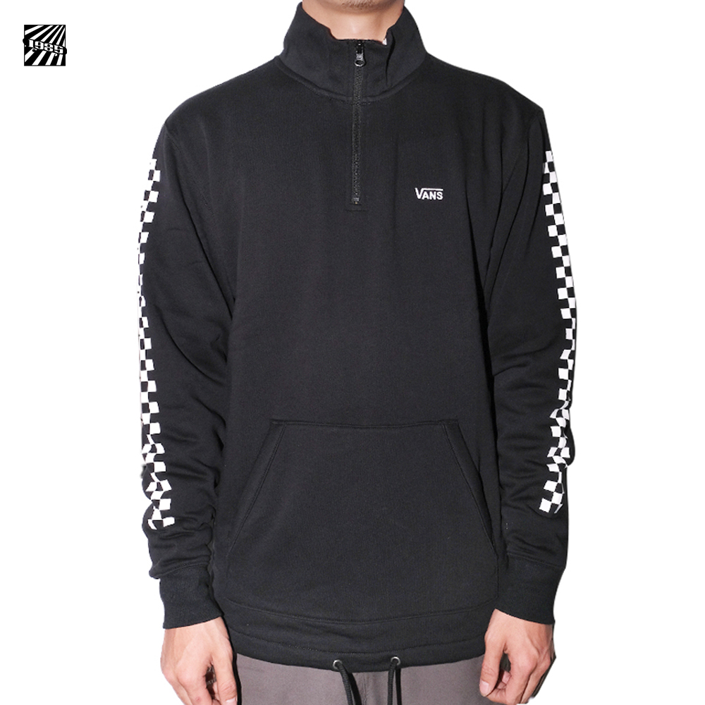 VANS skateboard sweatshirt street classic small scale collar sleeve head loose sweatshirt 1985 skateboard