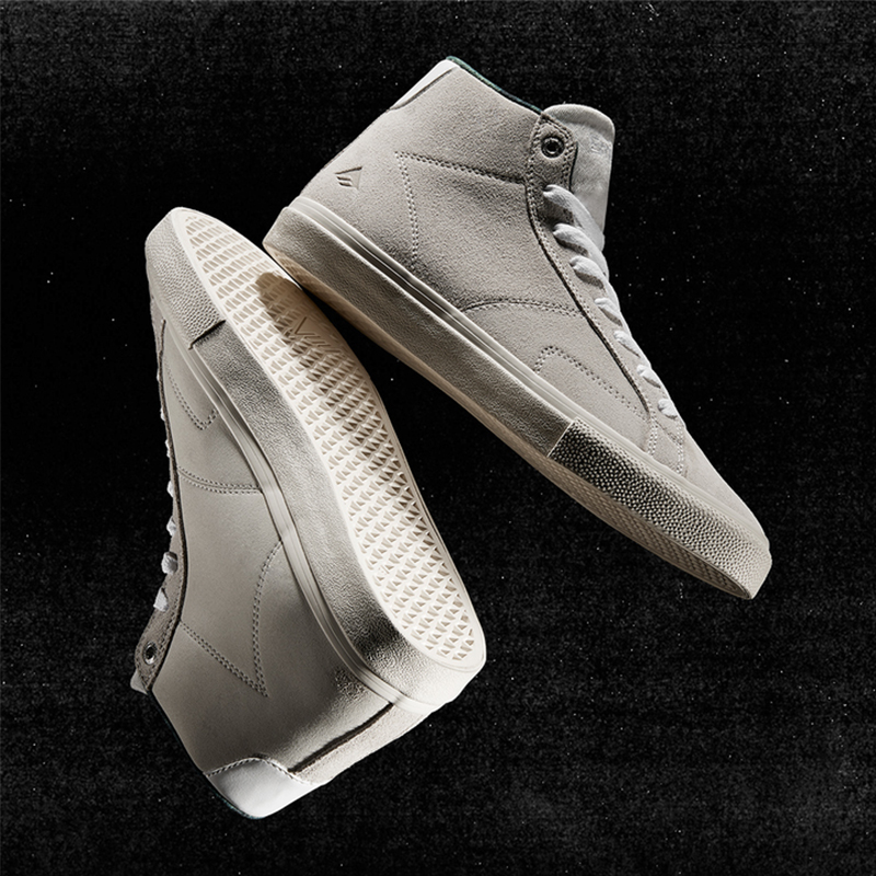 Emerica skateboard shoes classic shock-absorbing wear-resistant men's and women's high barrel black beige 1985 skateboard