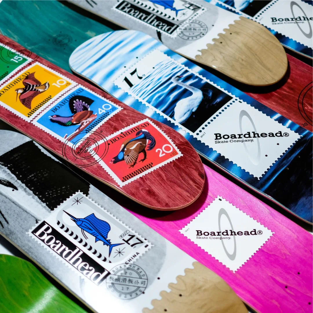 Wang Huifeng BOARDHEAD skateboard new stamp series professional street skateboard surface 1985 skateboard shop