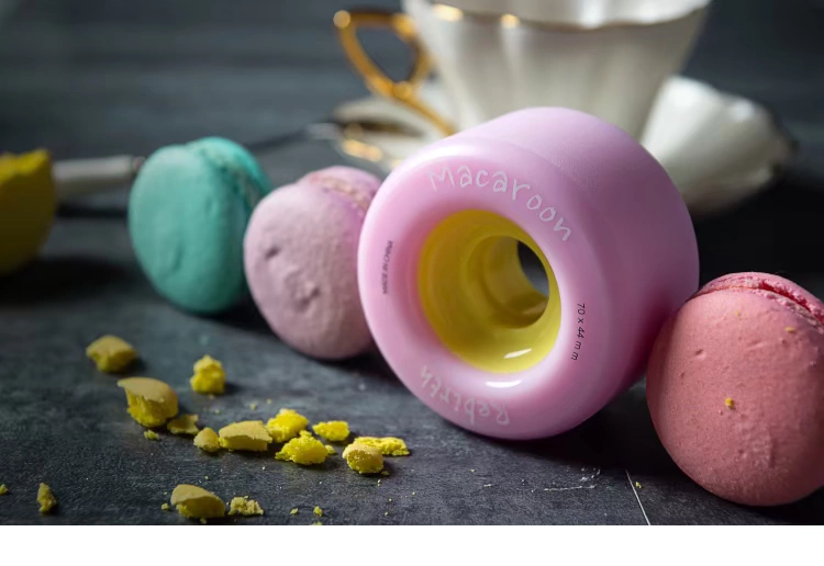 Tái sinh bảng dài bằng phẳng trượt hoa bánh xe nhảy múa macarons màu phù hợp với cô gái 70mm1985 ván trượt - Trượt băng / Trượt / Thể thao mạo hiểm