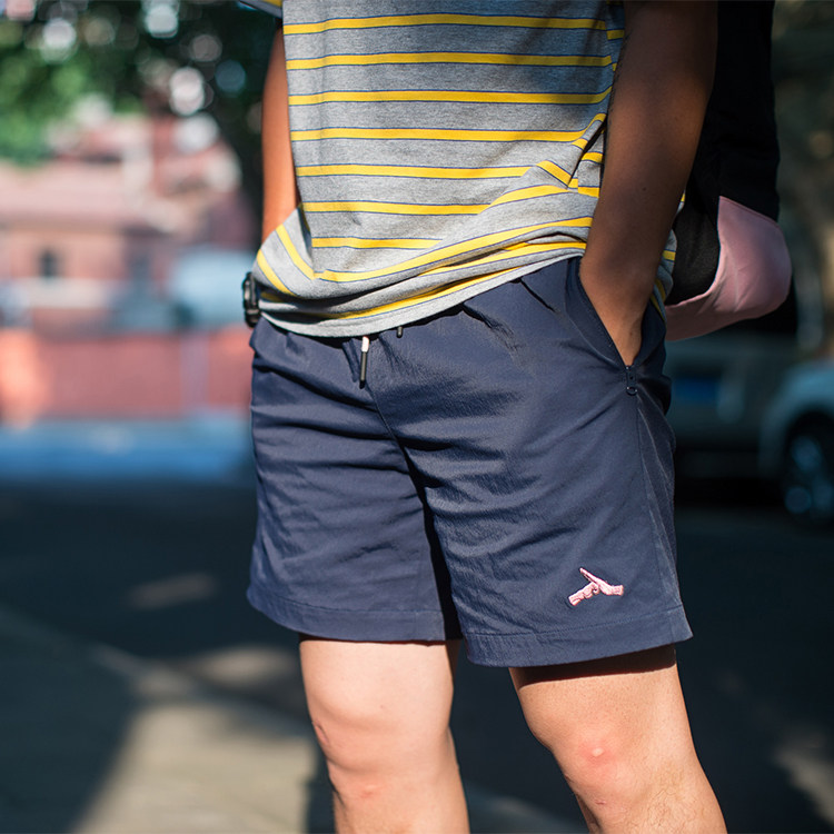skateboard shorts Skalute street trend skateboard speed dry beach shorts pockets pull chain 1985 skateboard