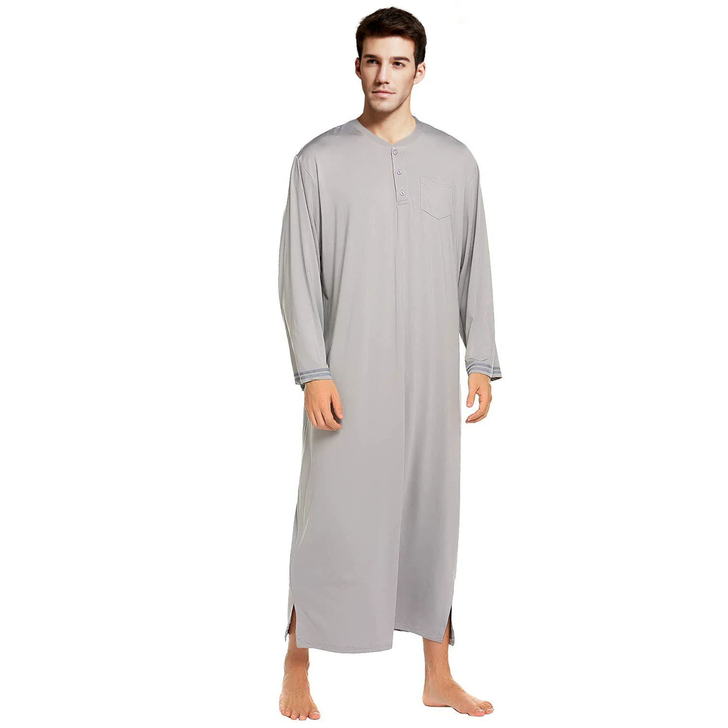 Pijama, long thin bathrobe, long-sleeve, oversize, plus size