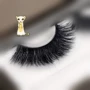 Lông chồn 3D lông mi giả dày phần ba tầng nhiều tầng hộp đêm mắt to hút thuốc trang điểm mô phỏng trên lông mi mi giả dưới