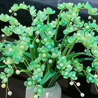 (5 больших веточек и 15 маленьких веточек) Изумрудно-зелёный + без вазы (сделай сам)