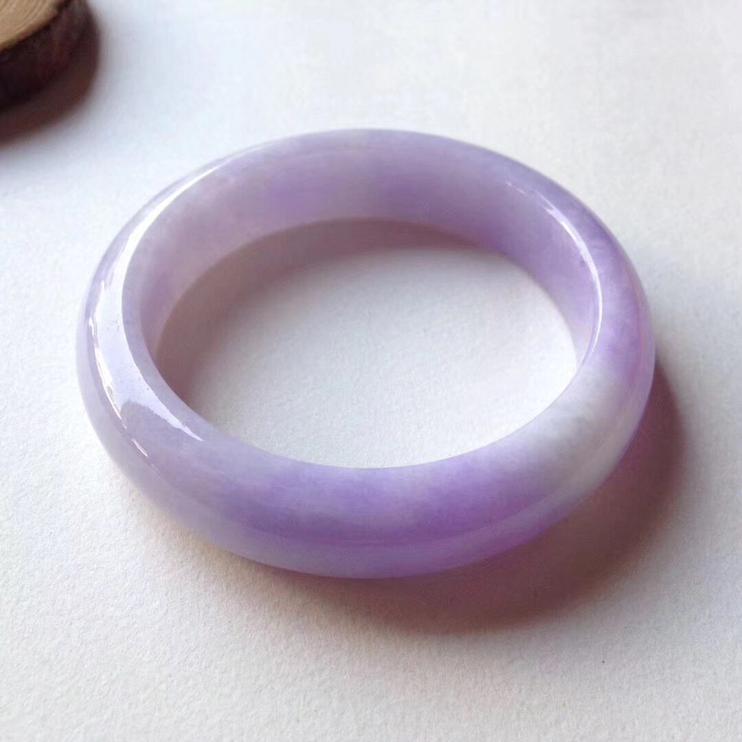 Old pit A cargo Myanmar bracelet unpacked with fine glutinous lake water clear blue base Violet full of colour bracelet square bracelet drain