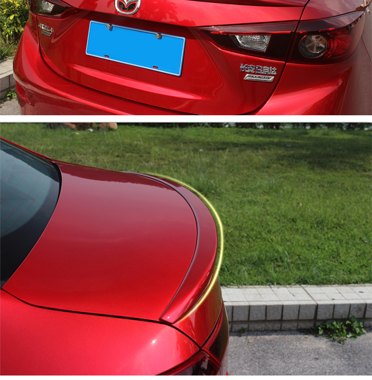 Mazda 3 Angkeira đuôi cánh Ma 3 Angkorra sửa đổi các bộ phận trang trí đặc biệt mui xe miễn phí duoi ca xe oto