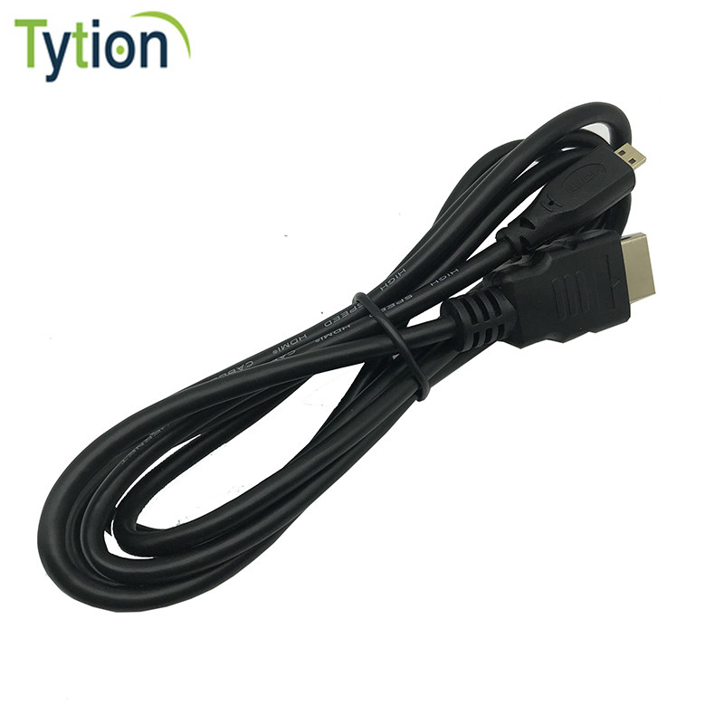 Raspberry Pi 4 generation Micro HDMI to HDMI HD 4K 60Hz video cable 19 1 pure copper core 1 5 meters