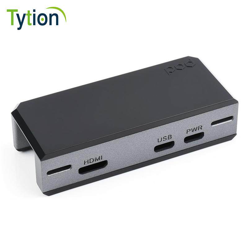 树莓派Zero 2W Argon POD铝合金外壳 可扩展LAN USB HDMI 2.8寸屏
