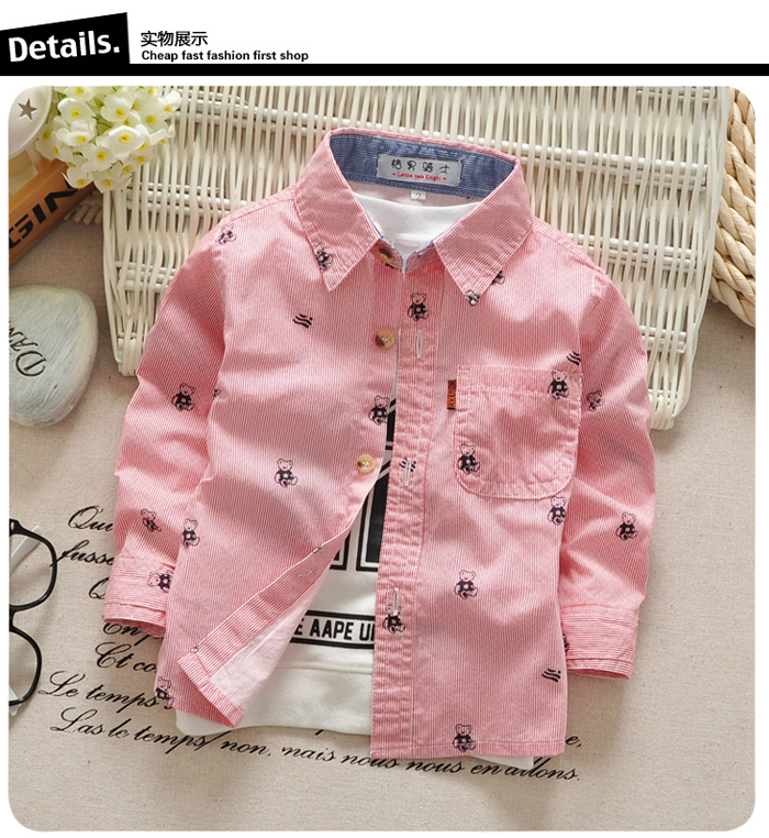 Chemise enfant à manche longue - Ref 2083984 Image 21