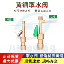 6-точечный латунный быстрый водяной клапан диспенсер для воды садовый диспенсер для озеленения медный спринклер для газона водяной столб клапан