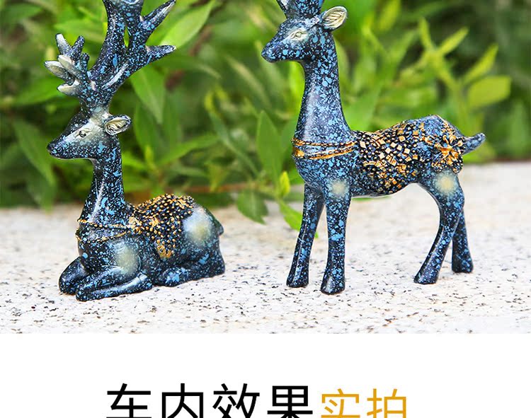 Trang trí xe hươu sáng tạo xe dễ thương trang trí nội thất xe trang trí xe cung cấp tất cả các cách an toàn trung tâm điều khiển xe phụ kiện đồ trang trí xe ô tô