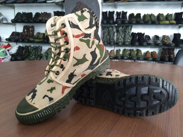 Bottes militaires en toile - dérapage - Ref 1399685 Image 19