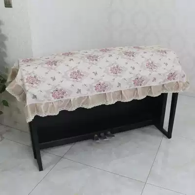 Electronic piano cover 88 harpsichord cover dust cover universal cover lace electronic piano cover fresh piano cover