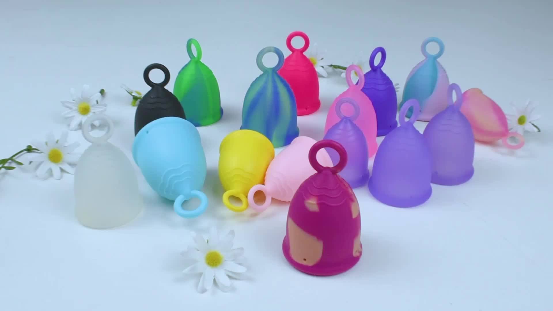 Furuize Iso 13485 Ring Menstrual Cup Ecofriendly 100 Medical Silicone